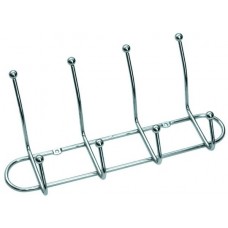 Крючок мебельный на планке хром KO16CP-4 (ящик 100 шт)