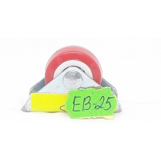 Колеса мебельная не поворотная прямая EB-25 (ящик1000(20кг