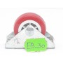 Колеса мебельная не поворотная прямая EB-30 (ящик1000(25кг