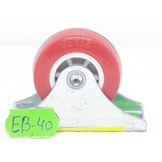 Колеса мебельная не поворотная прямая EB-40 (ящик500(30кг