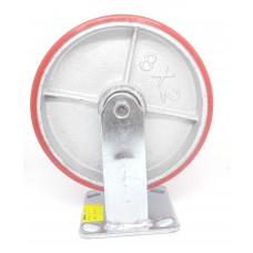 Колесо неповоротне великовантажне поліуретанове BC-200 (ящик 8) 480 кг
