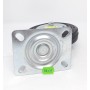 КОЛЕСА НА ПЛОЩАДКЕ ЧЕРНАЯ ПОВОРОТНАЯ DA-125 (ящик 30 (100кг