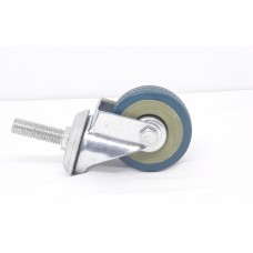 Колеса на резьбе синяя м10 FR10-50  (ЯЩИК 200(35КГ