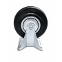 Колесо для тачки чорне неповоротне DB-125 (ящик 30) 100 кг