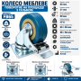 Колесо поворотное на площадке 65 мм 45 кг синее FB-65 (ящ 100)