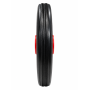 Колесо для кравчучки и хозяйственной сумки резиновое чёрное на красном диске 135 мм втулка 8 мм GX135x20 (150 шт)