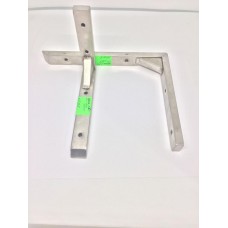 Уголок мебельный нержавейка белый усиленный YGBJ10 (ящ 60пар) 165*250мм