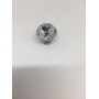 Ручка кнопка с камушкам хром (ящ 500) RO8606CP