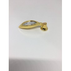 Ручка висюлька  с камушкам золотая (ящ 500) RO8899GP