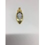 Ручка висюлька  с камушкам золотая (ящ 500) RO8899GP