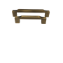 Ручка мебельная рейлинг кофе  RO2416-128M (ящ 500)